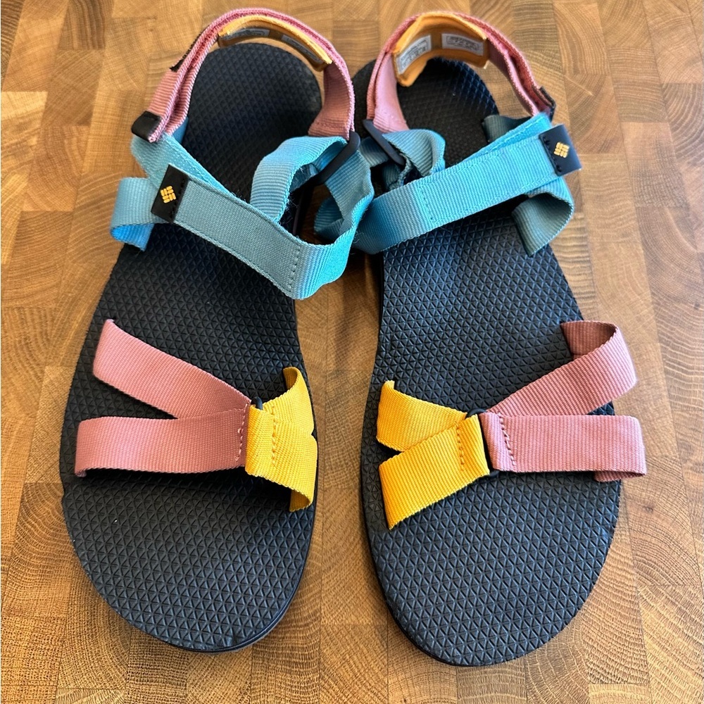 Columbia Multicolor Sandals - Blue, Pink, Yellow